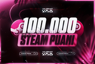 ⭐[GÜVENLİ + HIZLI] 100.000 Steam Puanı