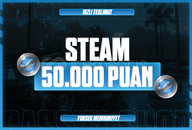 ⭐ [GÜVENLİ - HIZLI] 50.000 STEAM PUANI ⭐