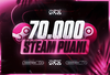 ⭐[GÜVENLİ + HIZLI] 70.000 Steam Puanı