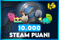 ⭐[GÜVENLİ + HIZLI] 10.000 Steam Puanı