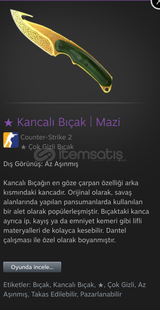 Güzel Floatlı Harika Gut Knife Lore