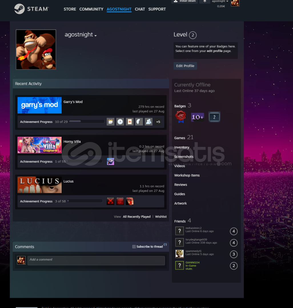 GÜZEL OYUNLU KİŞİSEL STEAM HESABI GÜZEL OYUNLU KİŞİSEL STEAM HESABI