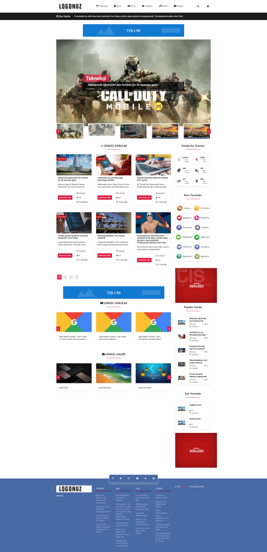 Haber Sitesi Yazılımı  Haber Sitesi Yazılımı