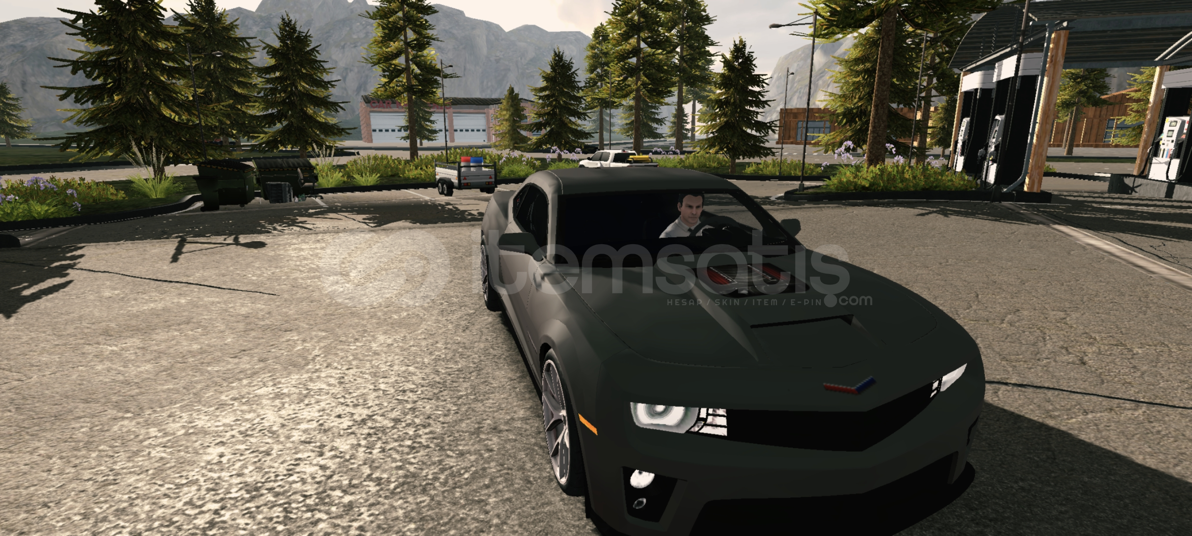 Camaro gerçek çizim Polis ışıklı cam çizimHediye Camaro gerçek çizim Polis ışıklı cam çizimHediye