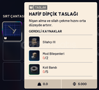 HAFİF DİPÇİK TASLAK - BLUEPRINT