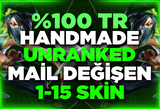 ⭐️[HandMade] 30 LEVEL TR UNRANKED - Ban Yok!⭐️