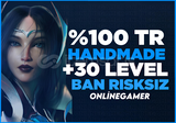 [HandMade] TR +30 Level | Ranked Ready | Bansız