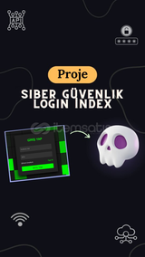 Hareketli Siber Güvenlik (Hacker) Login İndex