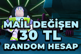 Harika ⭐ Mail Değişen⭐30TL RANDOM HESAP