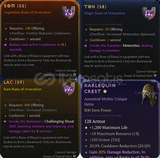 HARLEQUIN CREST RÜN SETİ [Sezon 8]