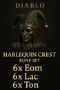 HARLEQUIN CREST RÜN SETİ / Sezon 9 /
