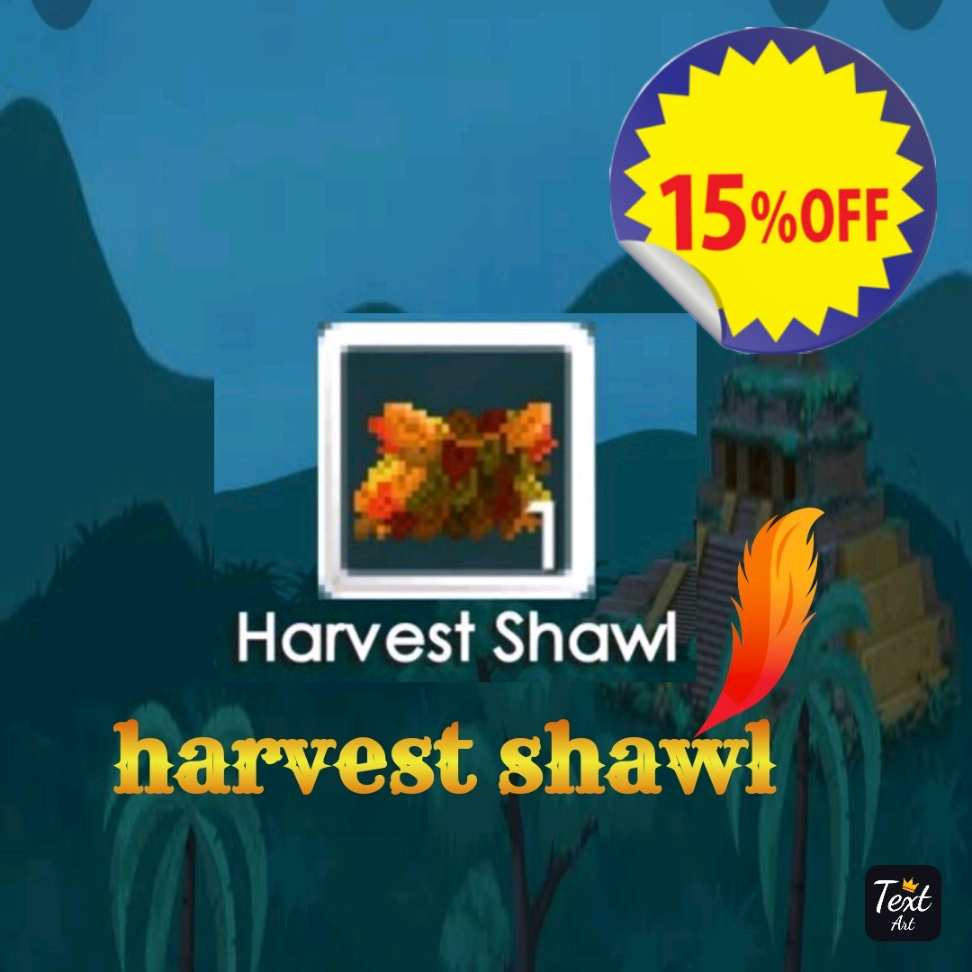 Harvest shawl cape 15 tl