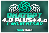 ✨HATASIZ | CHATGPT PLUS 4.0 + 4-o | 1 AYLIK OTO