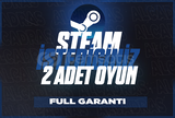 HATASIZ İstediğiniz 2 Oyun + Garanti