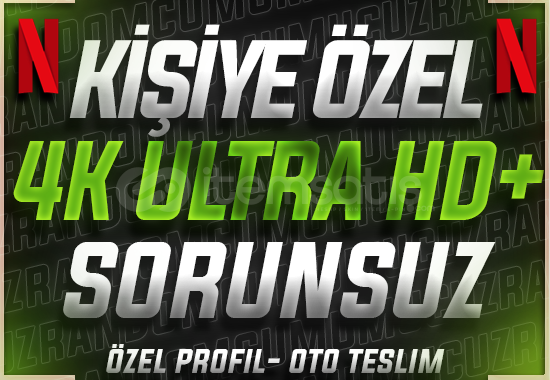 ⭐SORUNSUZ+TV⭐ KİŞİYE ÖZEL 4K ULTRA+ 1 AY NETFLİX ⭐SORUNSUZ+TV⭐ KİŞİYE ÖZEL 4K ULTRA+ 1 AY NETFLİX