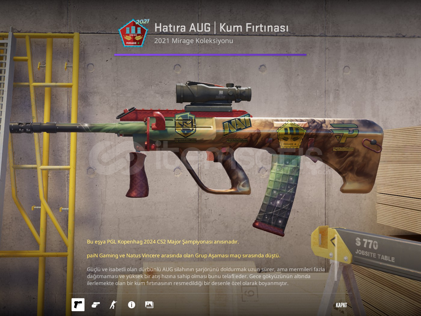 Hatıra AUG | Kum Fırtınası (FN) Hatıra AUG | Kum Fırtınası (FN)