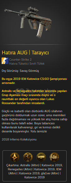 Hatıra AUG | Tarayıcı Hatıra AUG | Tarayıcı