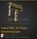 Hatıra MAC-10 | Koyu Kahverengi Şam