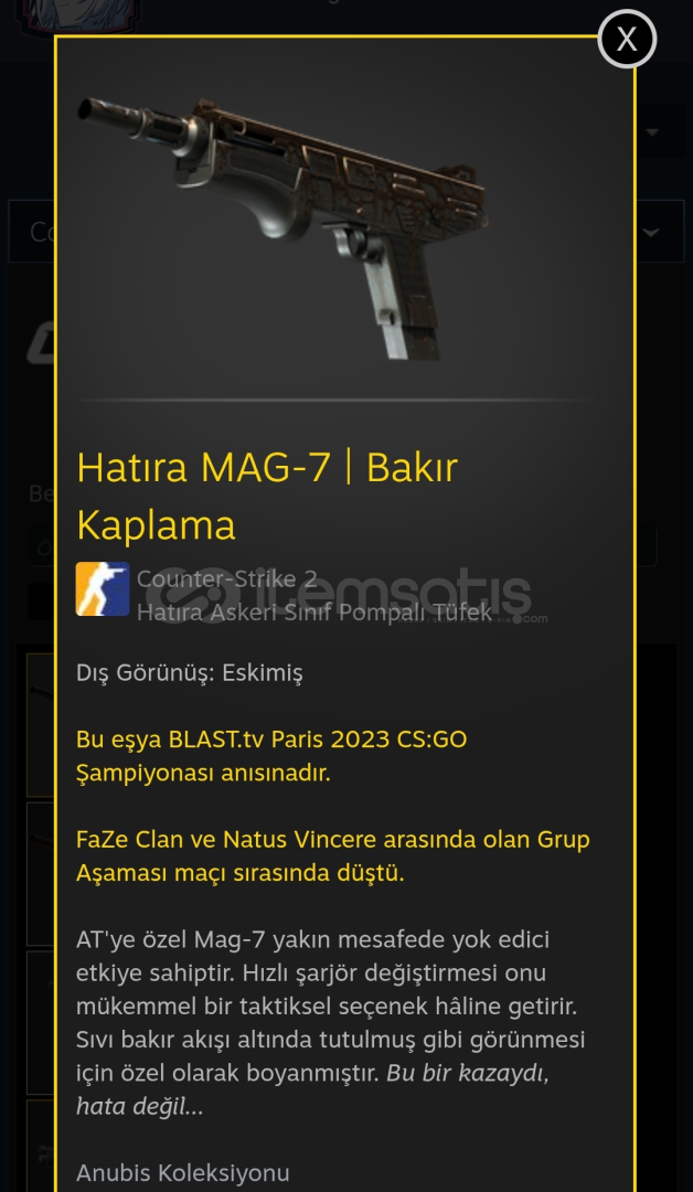 Hatıra MAG-7 (Bakır Kaplama) (WW) Hatıra MAG-7 (Bakır Kaplama) (WW)