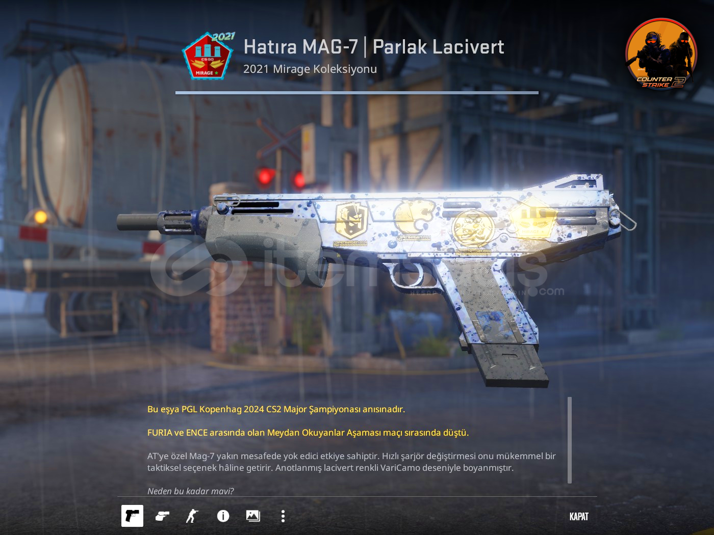 ✨Hatıra MAG-7 | Parlak Lacivert ✨Hatıra MAG-7 | Parlak Lacivert