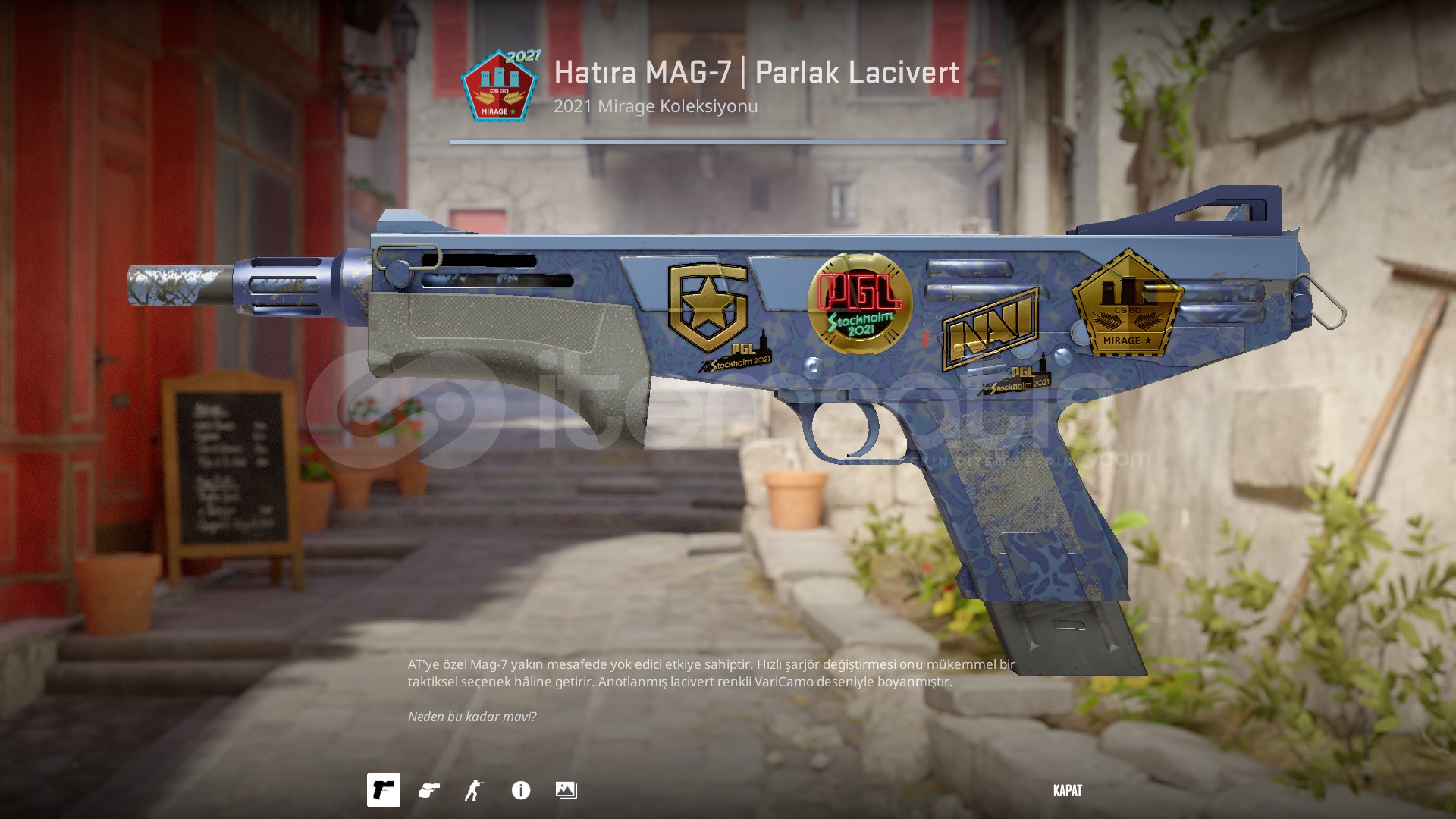 Hatıra MAG-7 | Parlak Lacivert Hatıra MAG-7 | Parlak Lacivert
