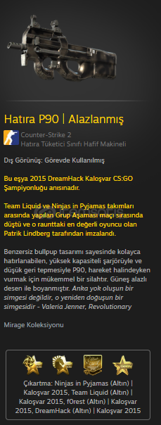Hatıra P90 | Alazlanmış 3 Hatıra P90 | Alazlanmış 3