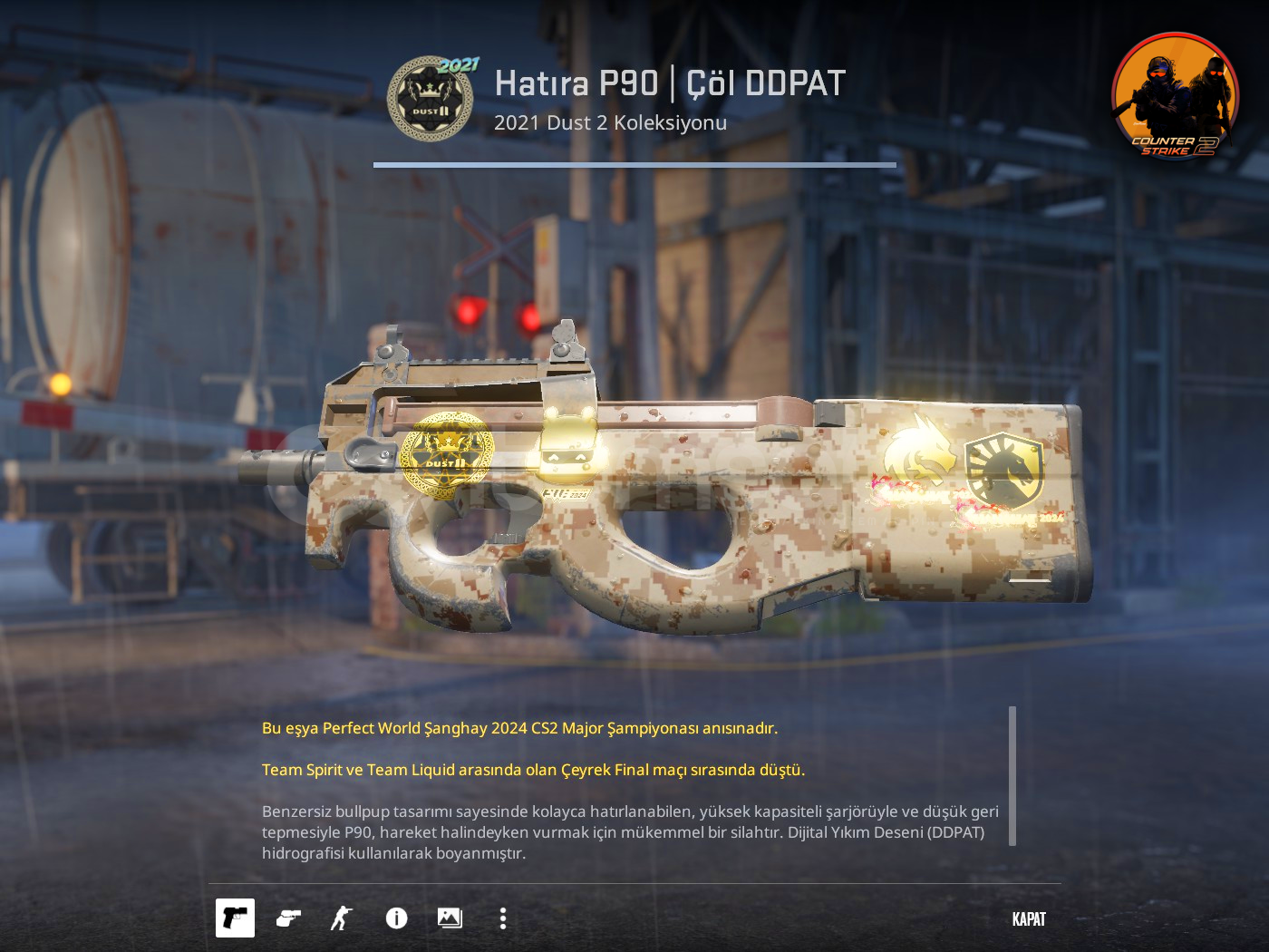 ✨Hatıra P90 | Çöl DDPAT ✨Hatıra P90 | Çöl DDPAT