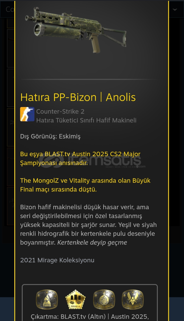Hatıra PP-Bizon (Anolis) (WW) Hatıra PP-Bizon (Anolis) (WW)