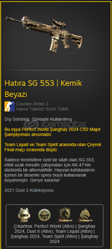 Hatıra SG 553 | Kemik Beyazı