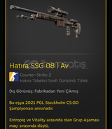 Hatıra SSG 08 | Av