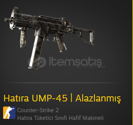 Hatıra UMP-45 | Alazlanmış Hatıra UMP-45 | Alazlanmış