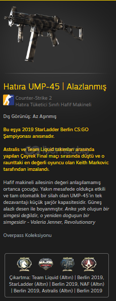Hatıra UMP-45 | Alazlanmış 5 Hatıra UMP-45 | Alazlanmış 5