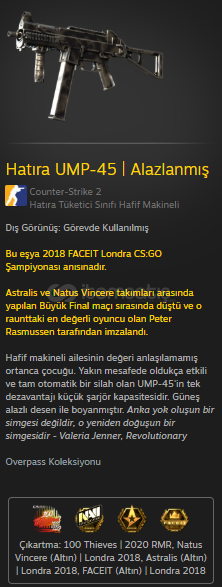 Hatıra UMP-45 | Alazlanmış 10 Hatıra UMP-45 | Alazlanmış 10