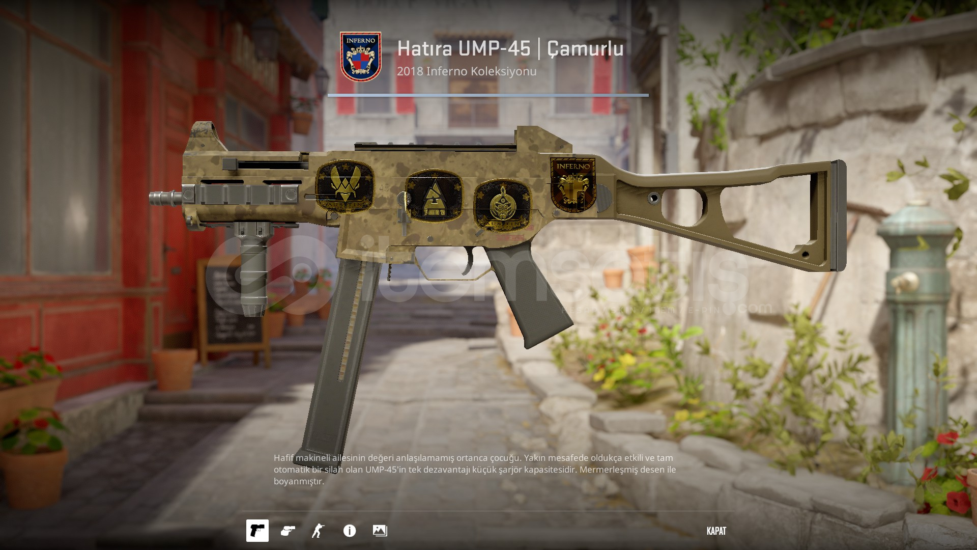 Hatıra UMP-45 | Çamurlu Hatıra UMP-45 | Çamurlu