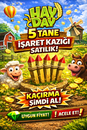 Hay Day İşaret Kazığı Satışı – 5 Adet | Güve