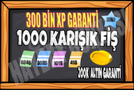 HAYDAY 1000 KARIŞIK HEDİYE ÇEKİ+300 BİN XP