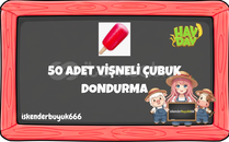 HAYDAY 50 ADET VİŞNELİ ÇUBUK DONDURMA