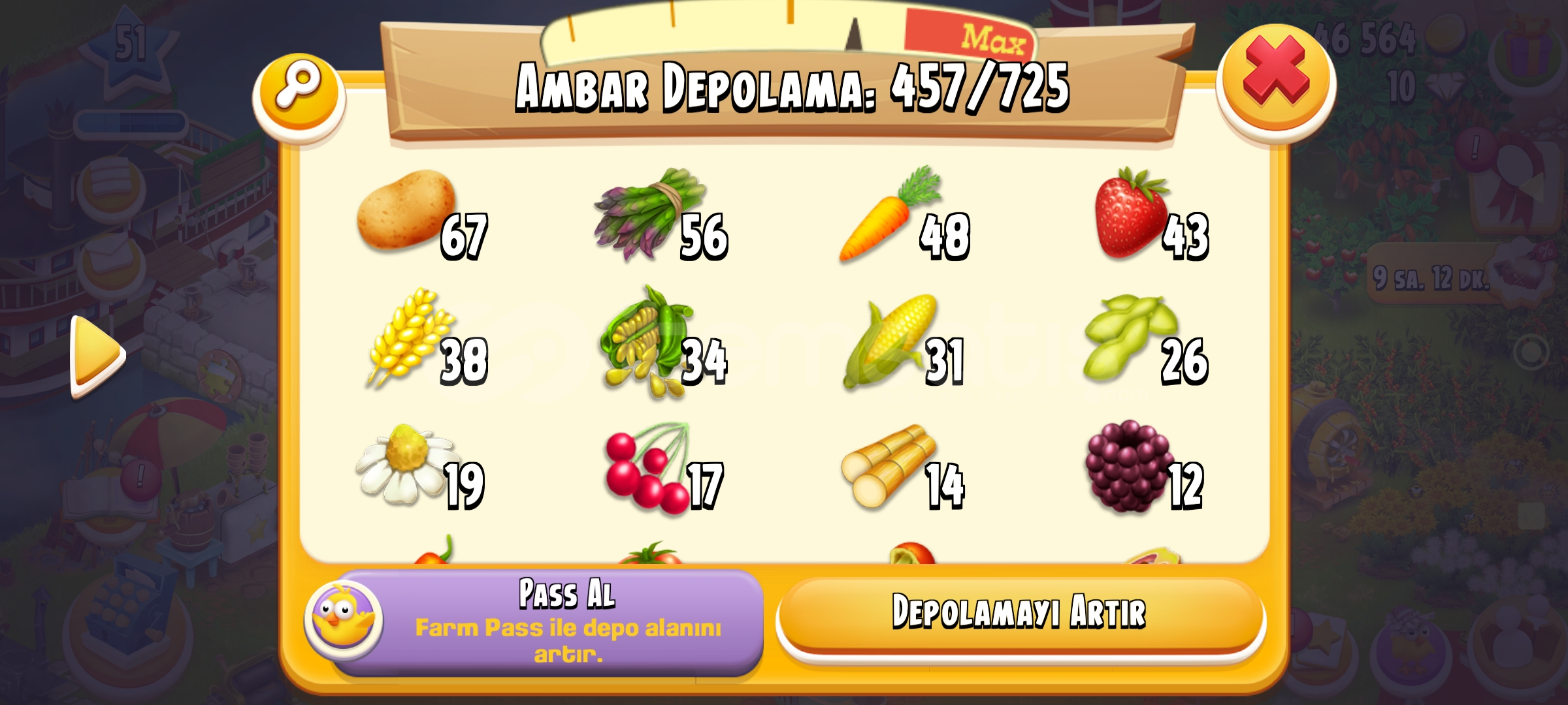 Hayday 51 Level Hesap Hayday 51 Level Hesap
