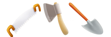 HayDay 600 karışık testere kürek balta 