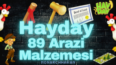 ⭐HayDay⭐ 89 Adet Arazi Malzemesi