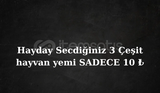 HAYDAY SECTİGİN 3 TANE YEM CEŞİTİ SADECE 10 TL 