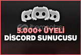ツ HAZIR [+5.000] Gerçek Üyeli Discord Sunucusu
