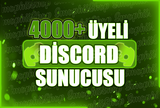 ツ HAZIR [+4.000] Gerçek Üyeli Discord Sunucusu