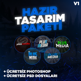 HAZIR LOGO PSD PAKETİ (HEDİYELİ)