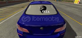 BMW F10 HD LOGOLU RAPÇİ CEZA ÇİZİMLİ TRDE TEK