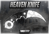 ☘️HEAVEN KNIFE☘️[Anında Teslimat+] [Da Hood]