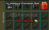  ⭐ EFSANE HEDİYE COMBAT SET + 10 ADET HK416