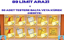 ⭐HEDİYELİ 89 EŞİT LİMİT ARAZİ MALZEMESİ