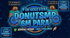 DONUTSMP.NET | 6 Milyon | En Ucuz Fiyat | Hızlı