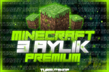 ANLIK | 3 AYLIK MİNECRAFT PREMİUM